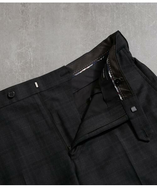 NEWYORKER / ニューヨーカー セットアップ | BUNGY CLOTH チェック ウエストアジャストスラックス(セットアップ対応) | 詳細5