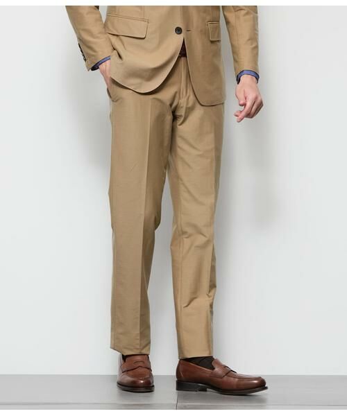 NEWYORKER/ニューヨーカー MOVING COMFORT ソラーロ スラックス(セットアップ対応) ベージュ 91