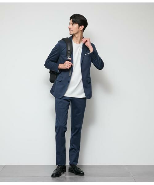 NEWYORKER / ニューヨーカー セットアップ | MOVING COMFORT ヘリンボーン スラックス(セットアップ対応) | 詳細7