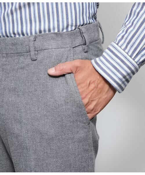 NEWYORKER / ニューヨーカー チノ・ワークパンツ | ムリネダイアゴナル ウエストアジャストパンツ | 詳細4
