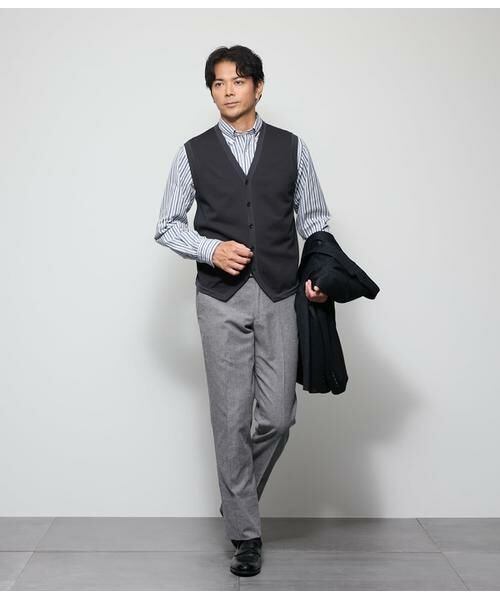 NEWYORKER / ニューヨーカー チノ・ワークパンツ | ムリネダイアゴナル ウエストアジャストパンツ | 詳細7