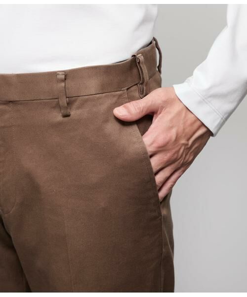 NEWYORKER / ニューヨーカー チノ・ワークパンツ | ウエポンツイルストレッチ ウエストアジャストパンツ | 詳細4