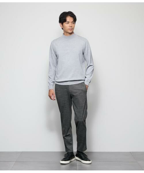 NEWYORKER / ニューヨーカー スラックス・ドレスパンツ | モクロディー シャーリングパンツ | 詳細12