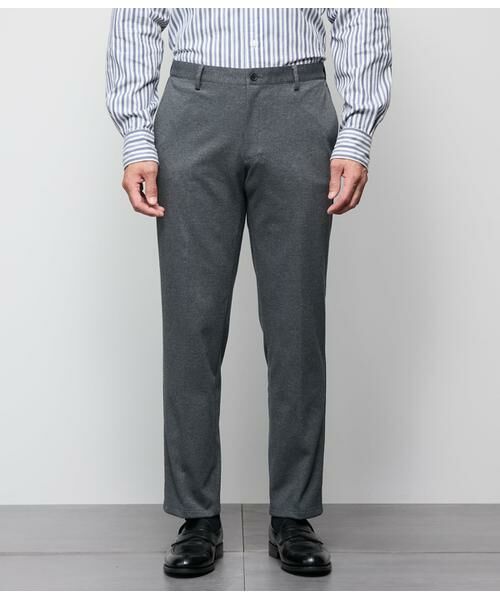 NEWYORKER / ニューヨーカー チノ・ワークパンツ | ツイル調ポンチ シャーリングパンツ | 詳細1