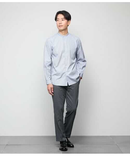 NEWYORKER / ニューヨーカー チノ・ワークパンツ | ツイル調ポンチ シャーリングパンツ | 詳細12