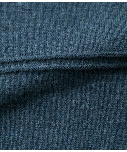 NEWYORKER / ニューヨーカー ニット・セーター | クルーネックタック 編み柄ボーダー ニット | 詳細9