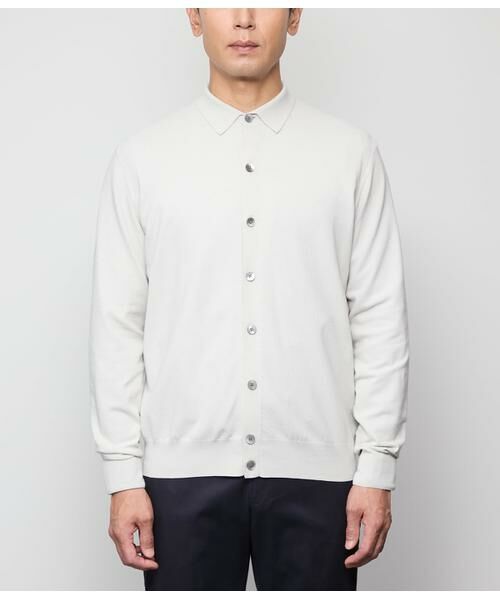 NEWYORKER / ニューヨーカー カーディガン・ボレロ | 編み柄襟付き カーディガン | 詳細1