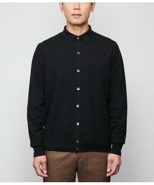 NEWYORKER / ニューヨーカー カーディガン・ボレロ | 編み柄襟付き カーディガン | 詳細6