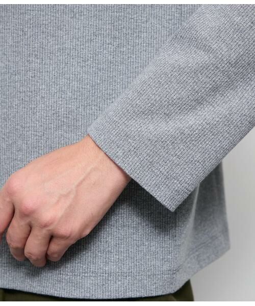 NEWYORKER / ニューヨーカー カットソー | スパンテレコ 浅Vネック長袖Ｔシャツ | 詳細4