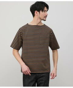 NEWYORKER / ニューヨーカー Tシャツ | ボートネックデザイン ボーダーTシャツ