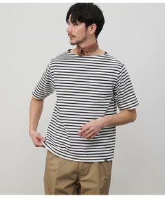 NEWYORKER / ニューヨーカー Tシャツ | ボートネックデザイン ボーダーTシャツ