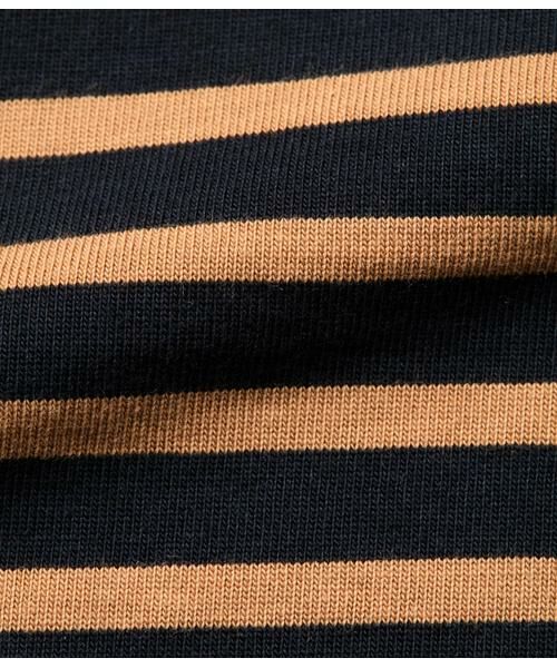 NEWYORKER / ニューヨーカー Tシャツ | ボートネックデザイン ボーダーTシャツ | 詳細11