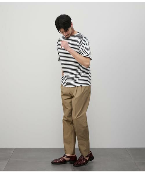 NEWYORKER / ニューヨーカー Tシャツ | ボートネックデザイン ボーダーTシャツ | 詳細14