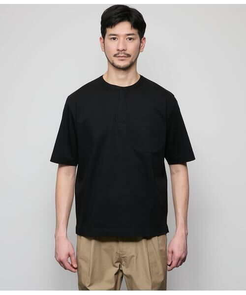 NEWYORKER / ニューヨーカー Tシャツ | ヘンリーネック 半袖Tシャツ | 詳細13