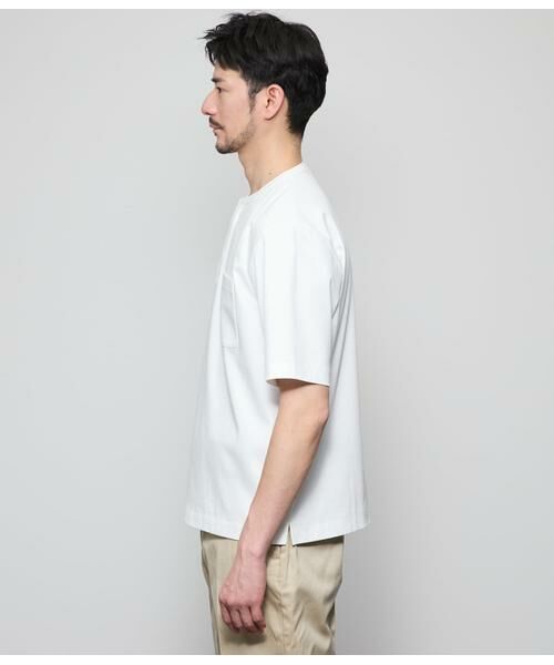 NEWYORKER / ニューヨーカー Tシャツ | ヘンリーネック 半袖Tシャツ | 詳細2