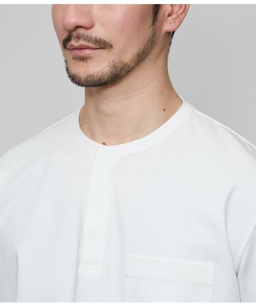 NEWYORKER / ニューヨーカー Tシャツ | ヘンリーネック 半袖Tシャツ | 詳細4