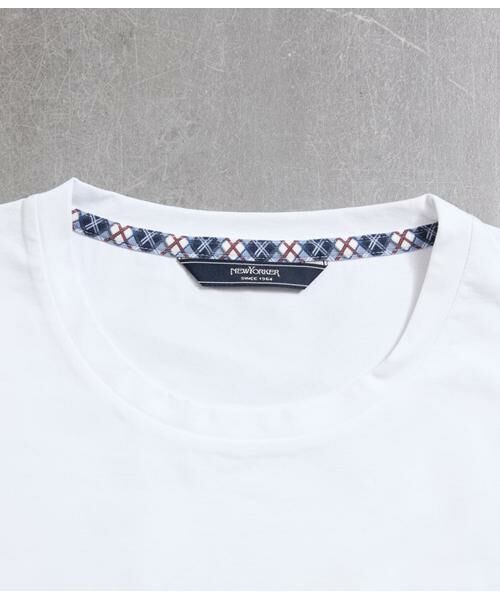 NEWYORKER / ニューヨーカー Tシャツ | COOL COMFORT ニューヨーカーエンボスプリント 半袖 クルーネックTシャツ | 詳細8
