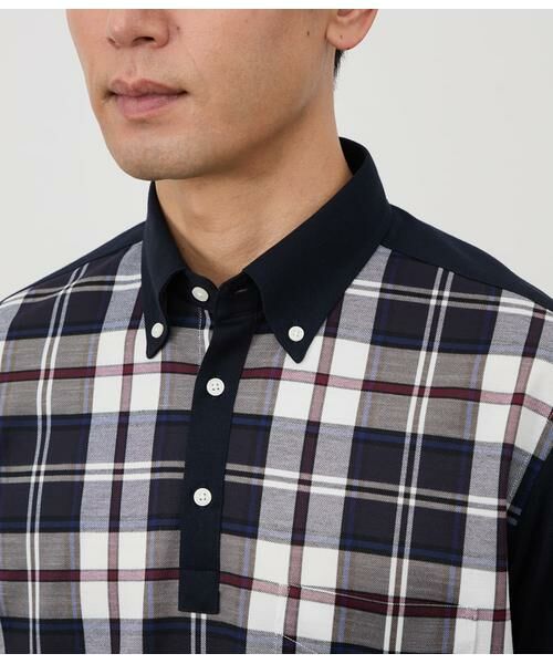 NEWYORKER / ニューヨーカー ポロシャツ | COOL COMFORT クレイジーニューヨーカータータン ボタンダウンポロシャツ | 詳細4