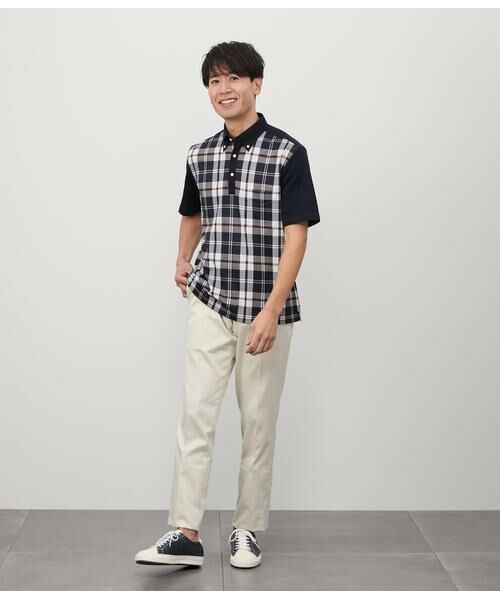 NEWYORKER / ニューヨーカー ポロシャツ | COOL COMFORT クレイジーニューヨーカータータン ボタンダウンポロシャツ | 詳細8