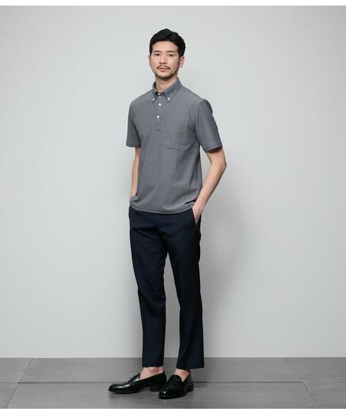 NEWYORKER / ニューヨーカー ポロシャツ | I cotoni di Albini 半袖ボタンダウンポロシャツ | 詳細10