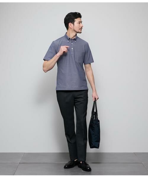 NEWYORKER / ニューヨーカー ポロシャツ | I cotoni di Albini 半袖ボタンダウンポロシャツ | 詳細13