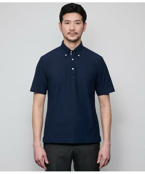 NEWYORKER / ニューヨーカー ポロシャツ | I cotoni di Albini 半袖ボタンダウンポロシャツ | 詳細15