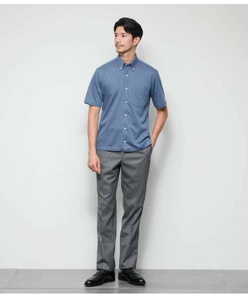 NEWYORKER / ニューヨーカー ポロシャツ | 3色ドビージャカード 前開きボタンダウンポロシャツ | 詳細7