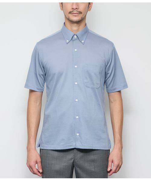 NEWYORKER / ニューヨーカー ポロシャツ | 3色ドビージャカード 前開きボタンダウンポロシャツ | 詳細9