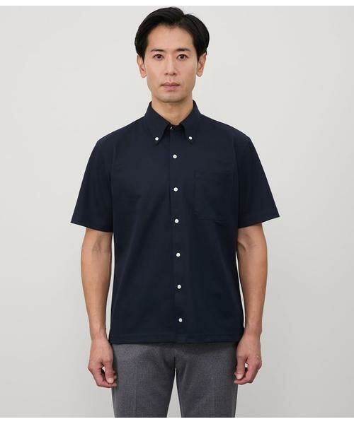 NEWYORKER / ニューヨーカー ポロシャツ | COOL COMFORT エイトロック鹿の子 前開きボタンダウンポロシャツ | 詳細18