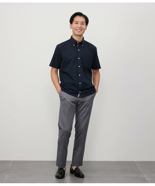 NEWYORKER / ニューヨーカー ポロシャツ | COOL COMFORT エイトロック鹿の子 前開きボタンダウンポロシャツ | 詳細19