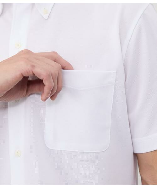 NEWYORKER / ニューヨーカー ポロシャツ | COOL COMFORT エイトロック鹿の子 前開きボタンダウンポロシャツ | 詳細5