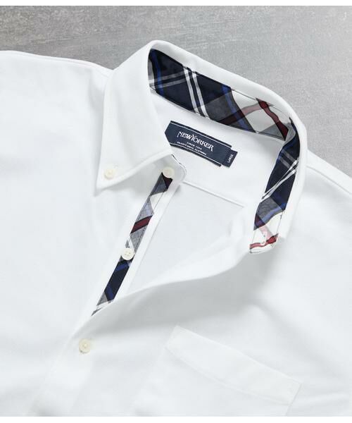 NEWYORKER / ニューヨーカー ポロシャツ | COOL COMFORT エイトロック鹿の子 前開きボタンダウンポロシャツ | 詳細8