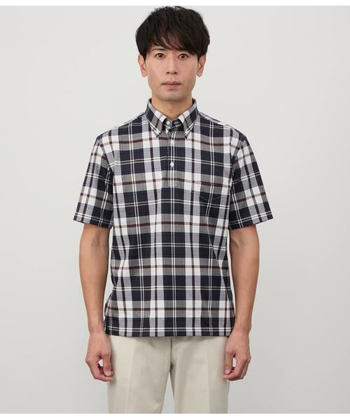 NEWYORKER / ニューヨーカー ポロシャツ | COOL COMFORT ニューヨーカータータン ボタンダウンポロシャツ | 詳細1