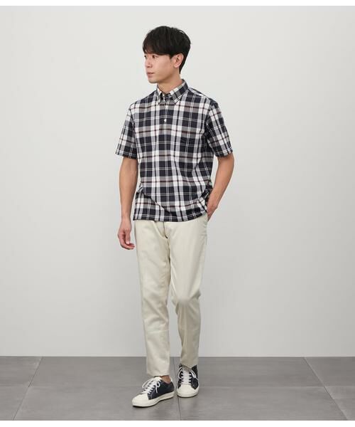 NEWYORKER / ニューヨーカー ポロシャツ | COOL COMFORT ニューヨーカータータン ボタンダウンポロシャツ | 詳細8