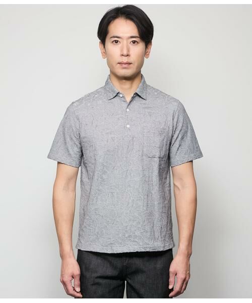 NEWYORKER / ニューヨーカー ポロシャツ | COOL COMFORT ジャカードカッタウェイポロシャツ | 詳細1