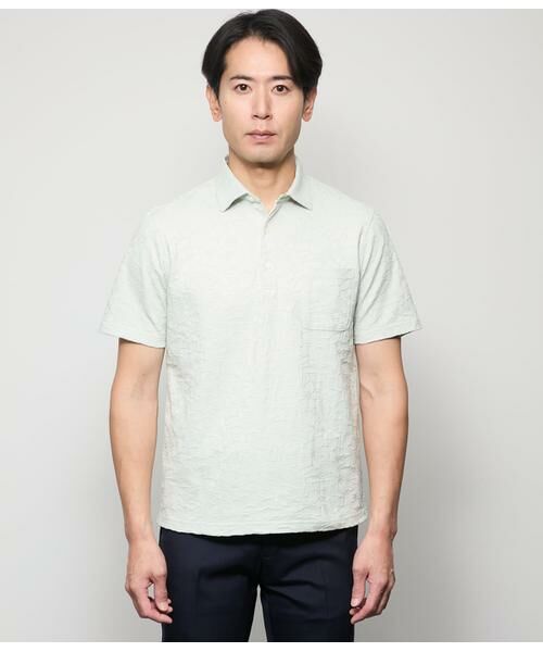NEWYORKER / ニューヨーカー ポロシャツ | COOL COMFORT ジャカードカッタウェイポロシャツ | 詳細12