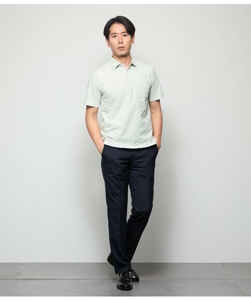 NEWYORKER / ニューヨーカー ポロシャツ | COOL COMFORT ジャカードカッタウェイポロシャツ | 詳細13