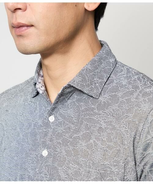 NEWYORKER / ニューヨーカー ポロシャツ | COOL COMFORT ジャカードカッタウェイポロシャツ | 詳細4