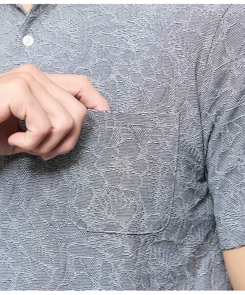 NEWYORKER / ニューヨーカー ポロシャツ | COOL COMFORT ジャカードカッタウェイポロシャツ | 詳細5