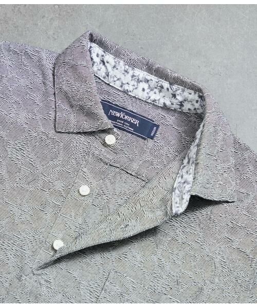 NEWYORKER / ニューヨーカー ポロシャツ | COOL COMFORT ジャカードカッタウェイポロシャツ | 詳細8