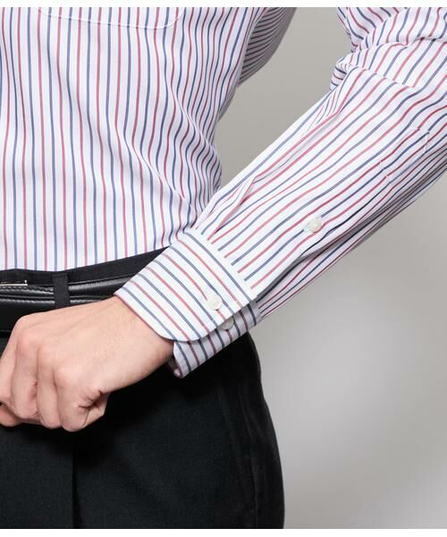 NEWYORKER / ニューヨーカー シャツ・ブラウス | NY CARE FREE オルタネイトストライプ 長袖ボタンダウンシャツ | 詳細4
