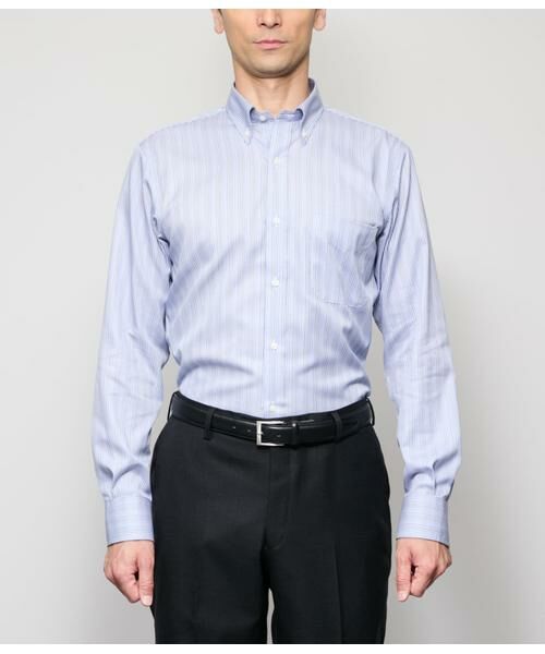 NEWYORKER / ニューヨーカー シャツ・ブラウス | NY CARE FREE マルチストライプ 長袖ボタンダウンシャツ | 詳細8