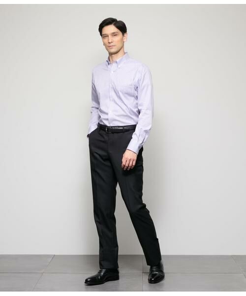 NEWYORKER / ニューヨーカー シャツ・ブラウス | NY CARE FREE ストライプ 長袖ボタンダウンシャツ | 詳細9