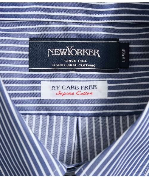 NEWYORKER / ニューヨーカー シャツ・ブラウス | NY CARE FREE リバーストライプ 長袖ボタンダウンシャツ | 詳細5