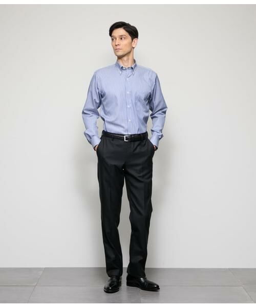 NEWYORKER / ニューヨーカー シャツ・ブラウス | NY CARE FREE リバーストライプ 長袖ボタンダウンシャツ | 詳細6