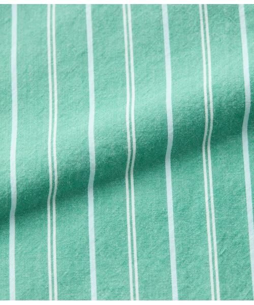 NEWYORKER / ニューヨーカー シャツ・ブラウス | カラーオルタネイトストライプ 長袖 スタンドカラー オーバーサイズシャツ | 詳細7