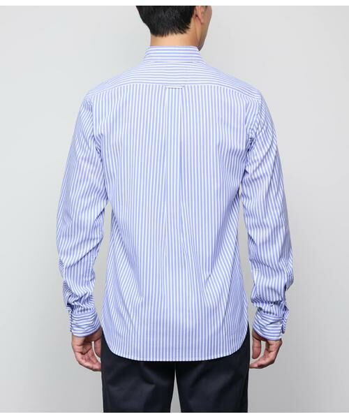 NEWYORKER / ニューヨーカー シャツ・ブラウス | オックス ロンドンストライプ 長袖ショートボタンダウンシャツ | 詳細2