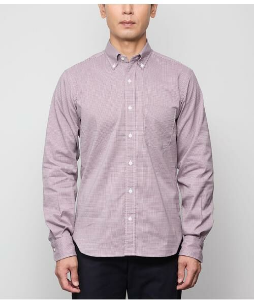 NEWYORKER / ニューヨーカー シャツ・ブラウス | オックス ガンクラブ 長袖ショートボタンダウンシャツ | 詳細1