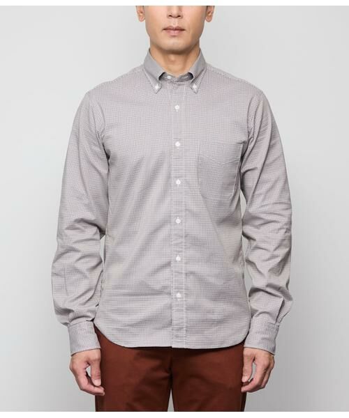 NEWYORKER / ニューヨーカー シャツ・ブラウス | オックス ガンクラブ 長袖ショートボタンダウンシャツ | 詳細7