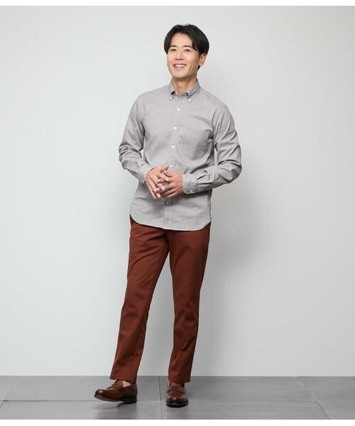 NEWYORKER / ニューヨーカー シャツ・ブラウス | オックス ガンクラブ 長袖ショートボタンダウンシャツ | 詳細8